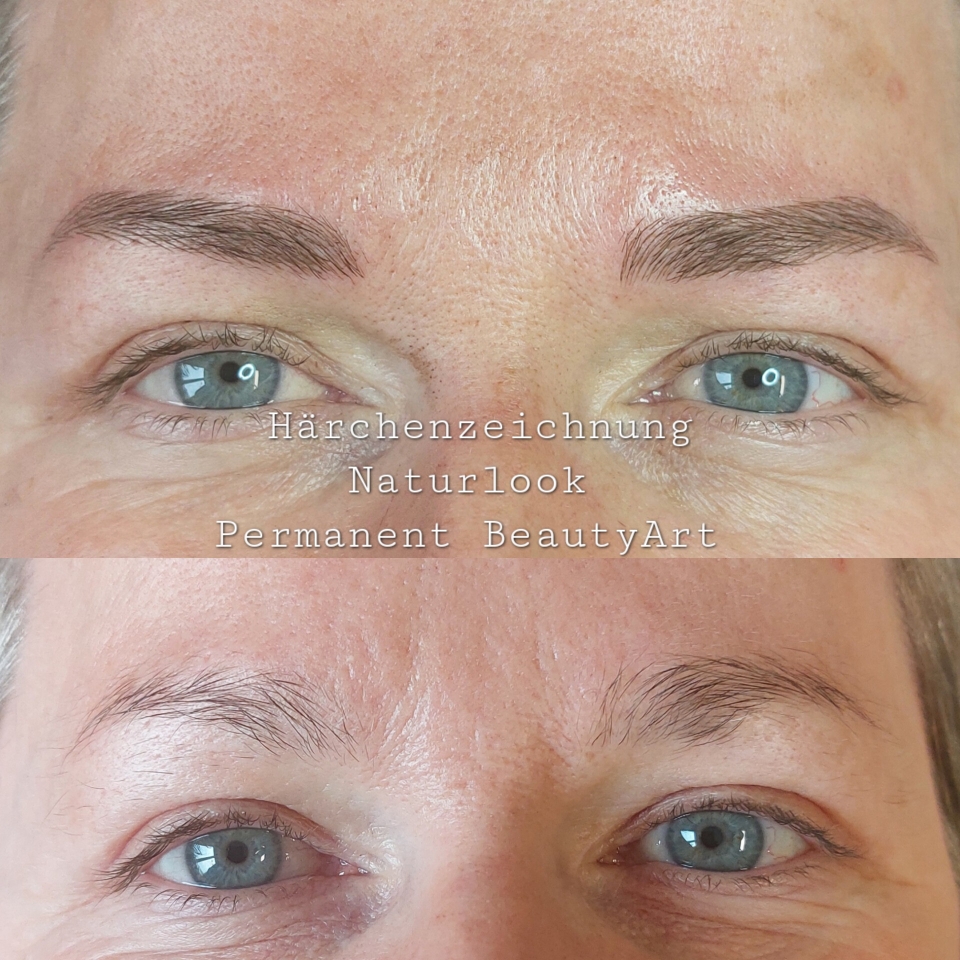 Augenbrauen Permanent-Make-up Härchenzeichnung 