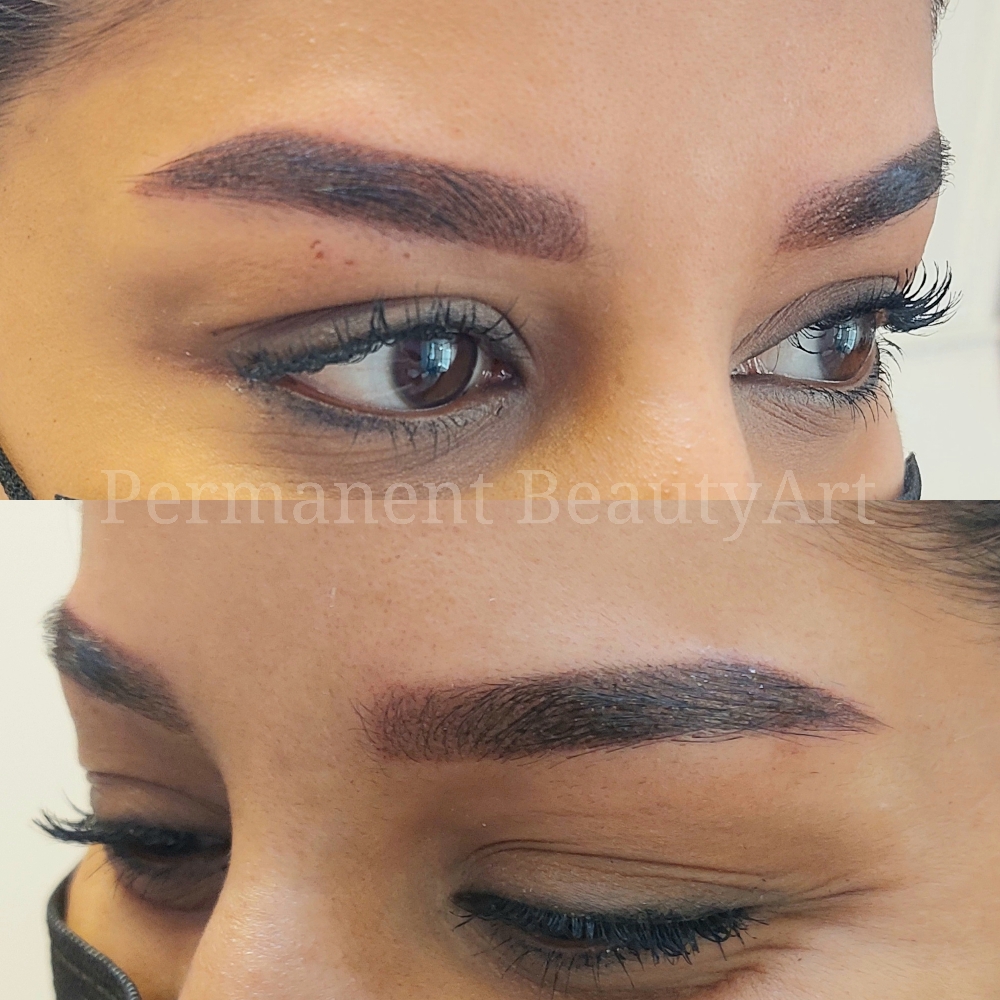 Powder Brows - natürliches PMU Schattierung 