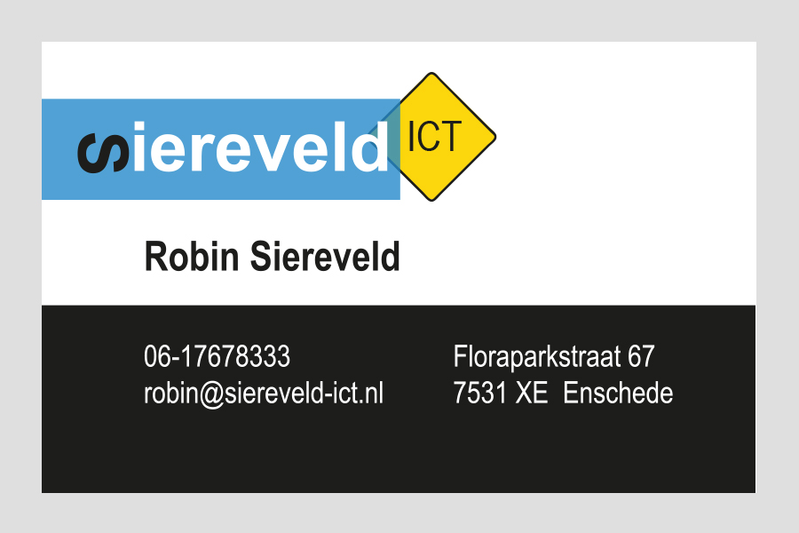 2014 - Siereveld ICT visitekaartje