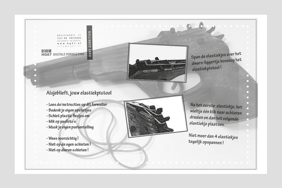 2013 - Elastiek Pistool instructies