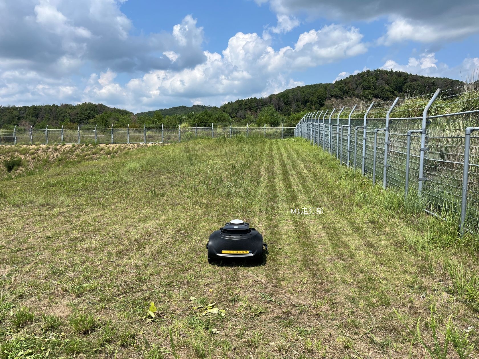 筋の入った部分がM1走行部