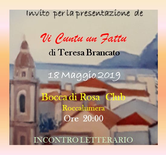 Secondo incontro letterario con Teresa Brancato