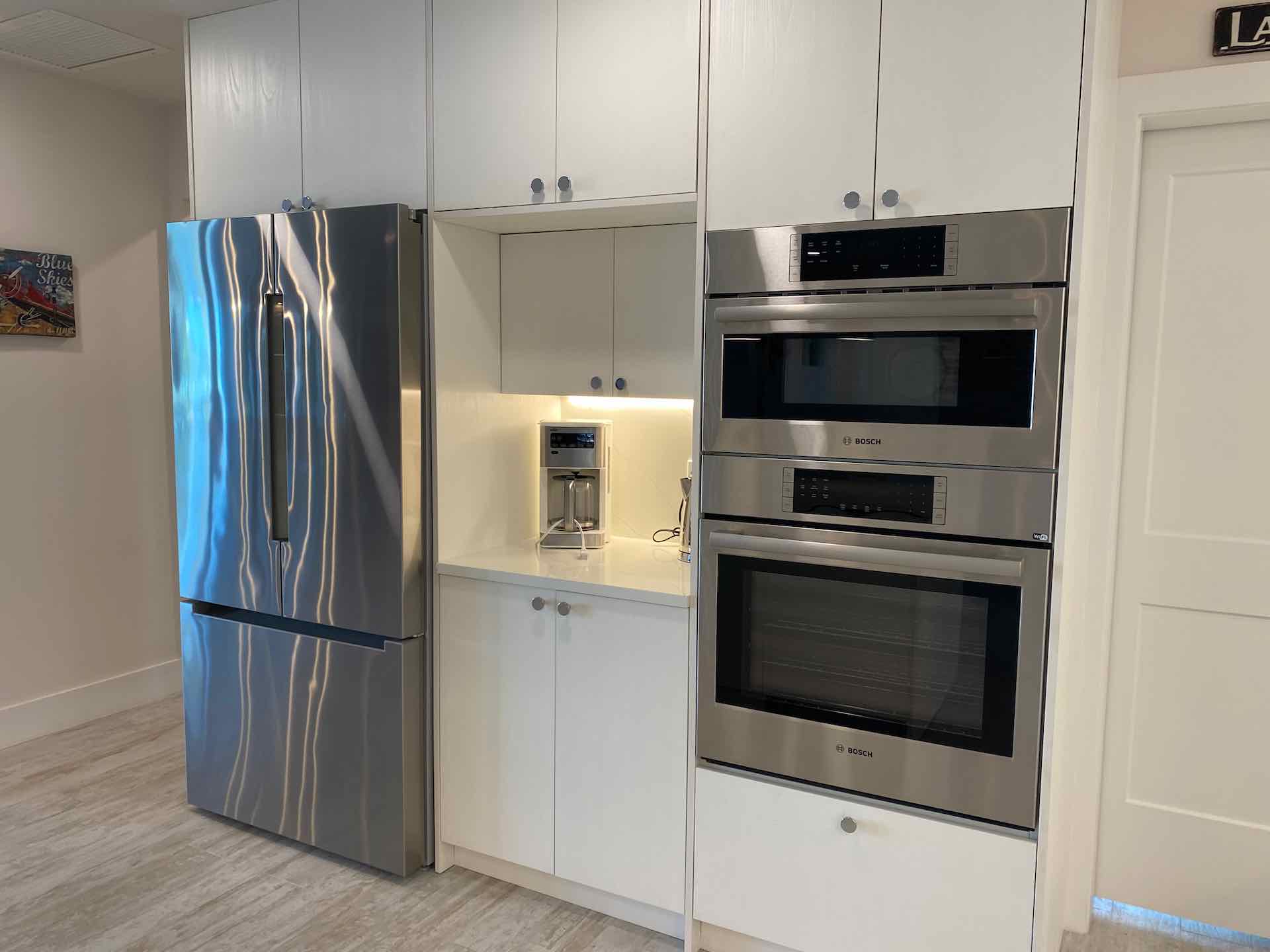 Refrigerator and Microwave plus Oven