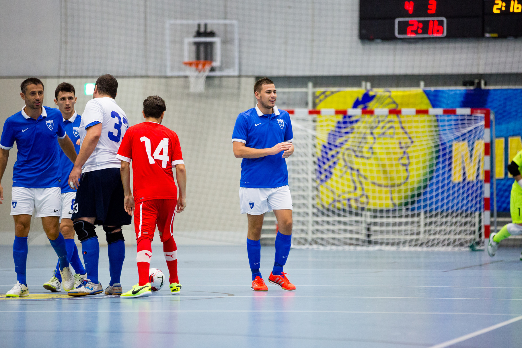 MinervaCup 2015 - Swiss Futsal Nationalteam VS. Futsal Dinamo