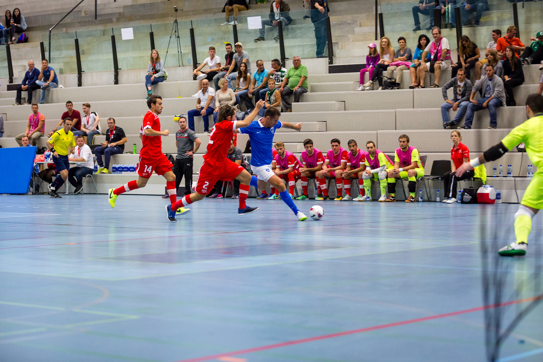 MinervaCup 2015 - Swiss Futsal Nationalteam VS. Futsal Dinamo