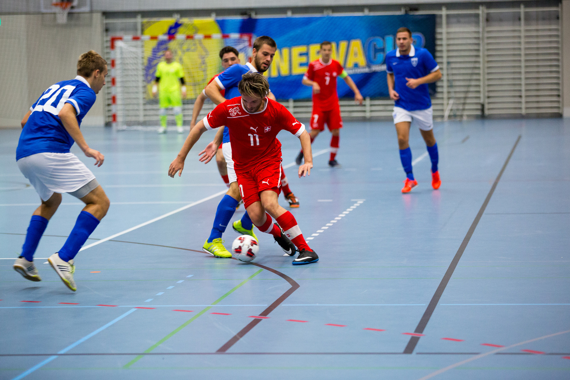 MinervaCup 2015 - Swiss Futsal Nationalteam VS. Futsal Dinamo