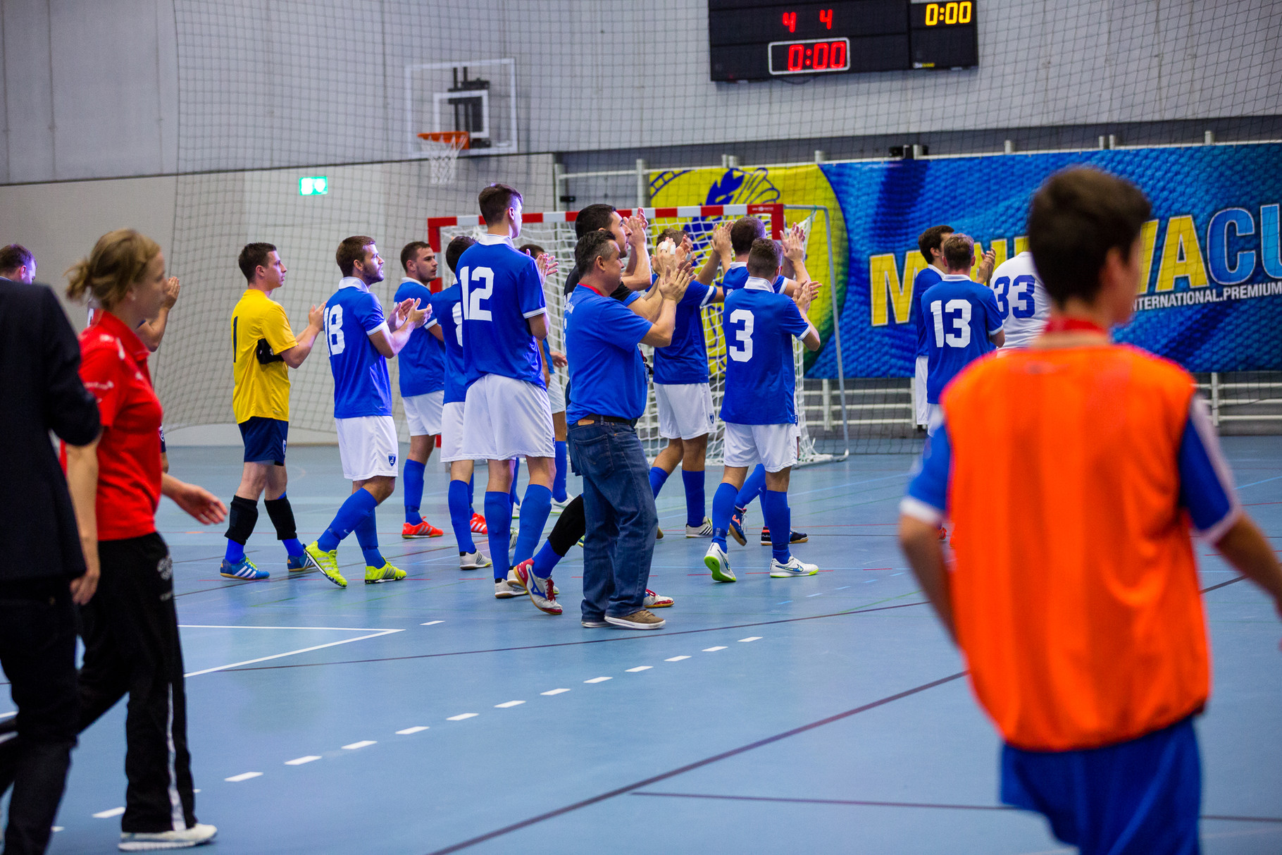 MinervaCup 2015 - Swiss Futsal Nationalteam VS. Futsal Dinamo