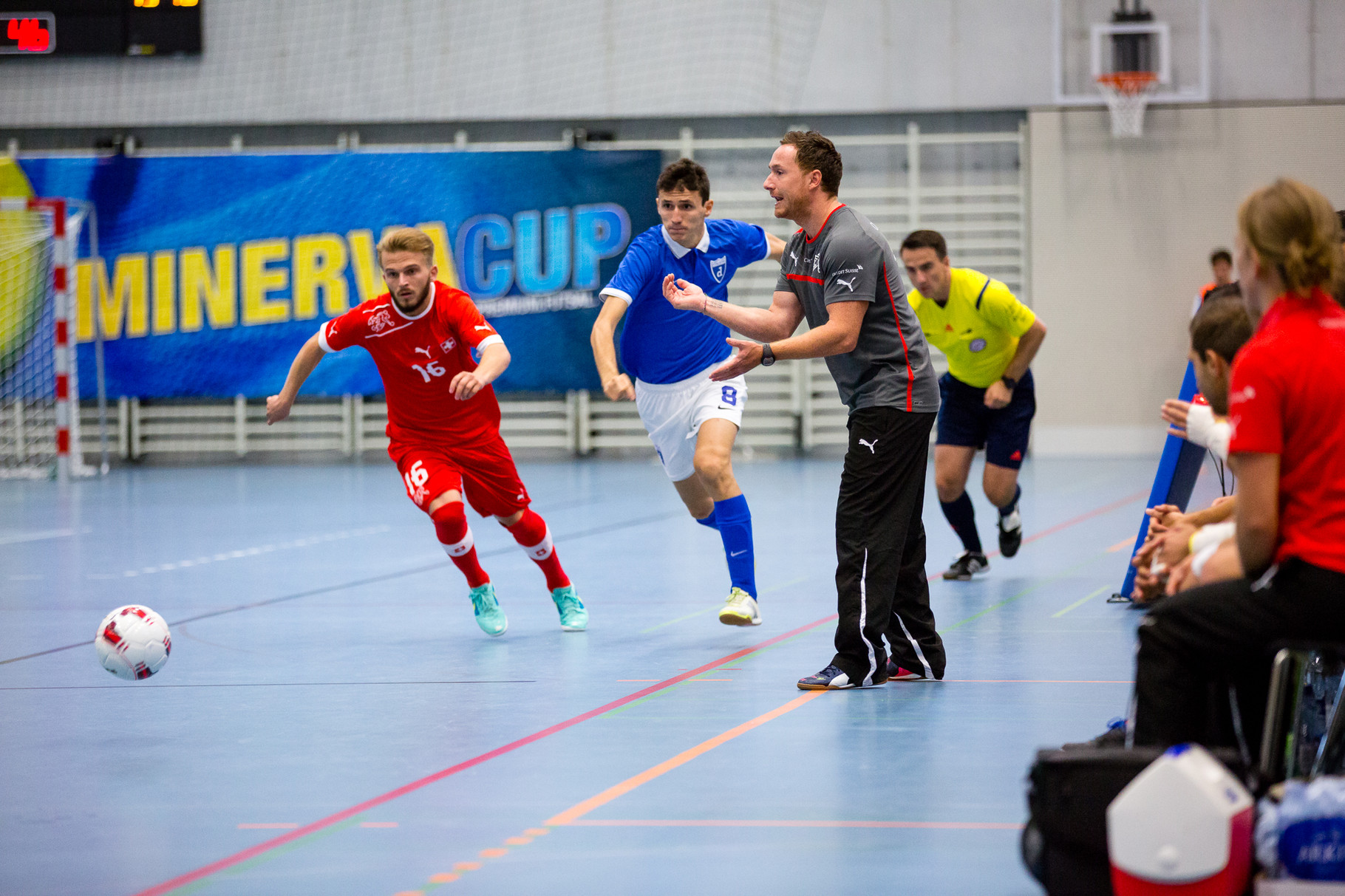 MinervaCup 2015 - Swiss Futsal Nationalteam VS. Futsal Dinamo