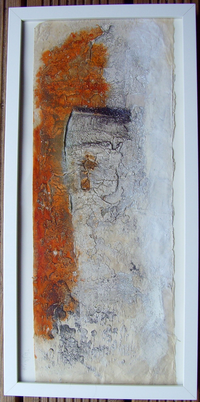 Papier mal anders  18cm x 40cm, Mixed Media