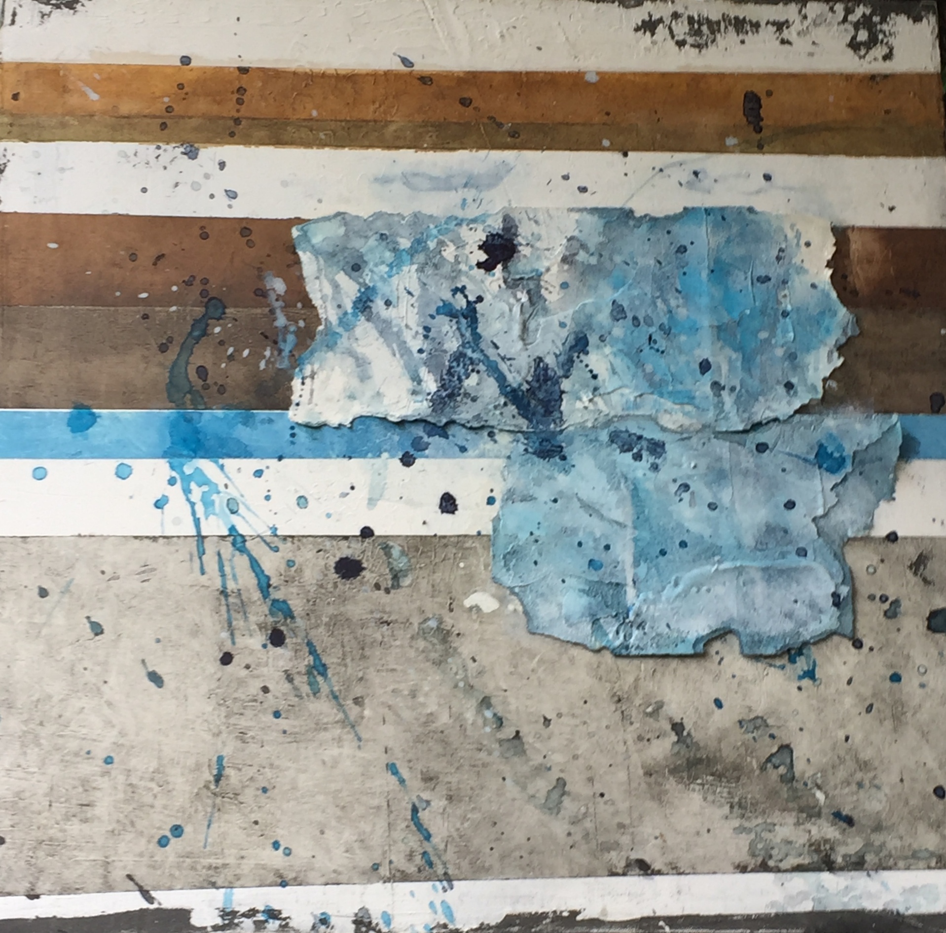 Hidden Lines, 50cm x 50cm x 4cm
