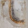 N°10 - 50cm x 50cm x 3,8cm, Kabellauf, Materialmix auf Leinwand