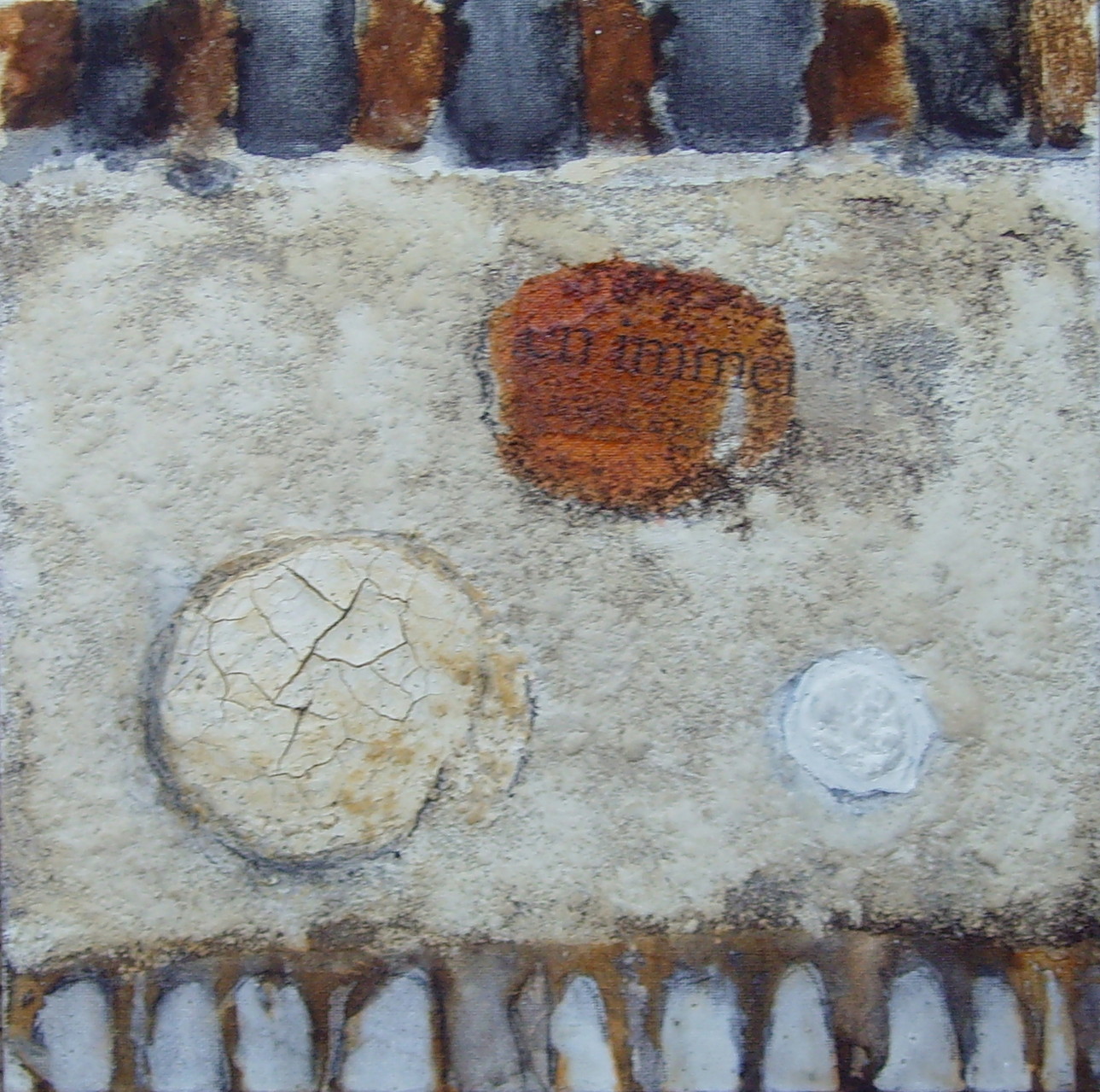 Der Kaffee ist fertig, 30cm x 30cm gerahmt