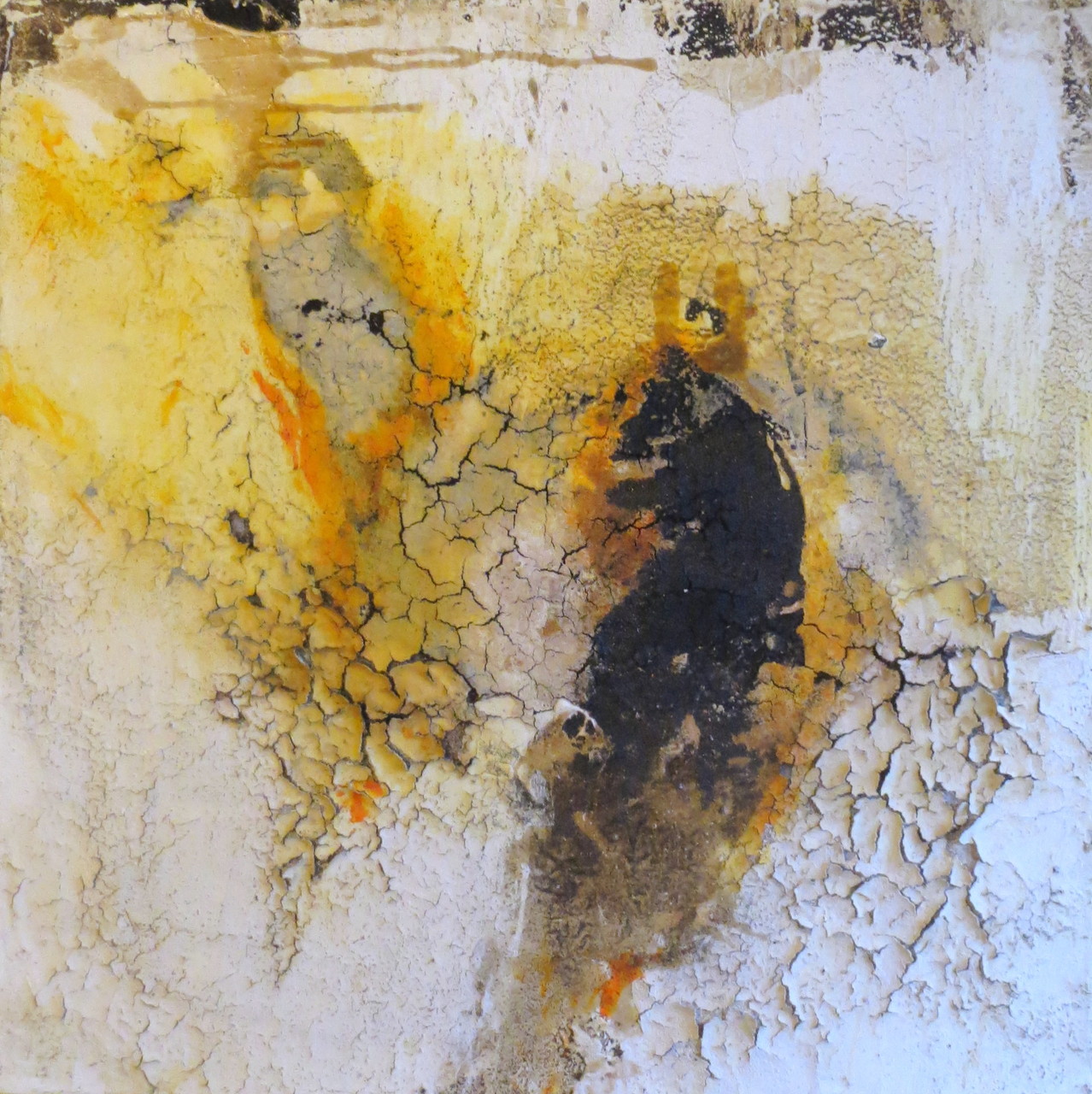 Von Innen nach Aussen, 80cm x 80cm, Mixed Media