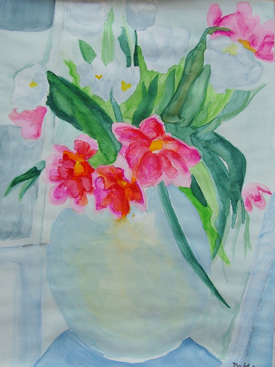 Papierarbiet, Aquarell, 