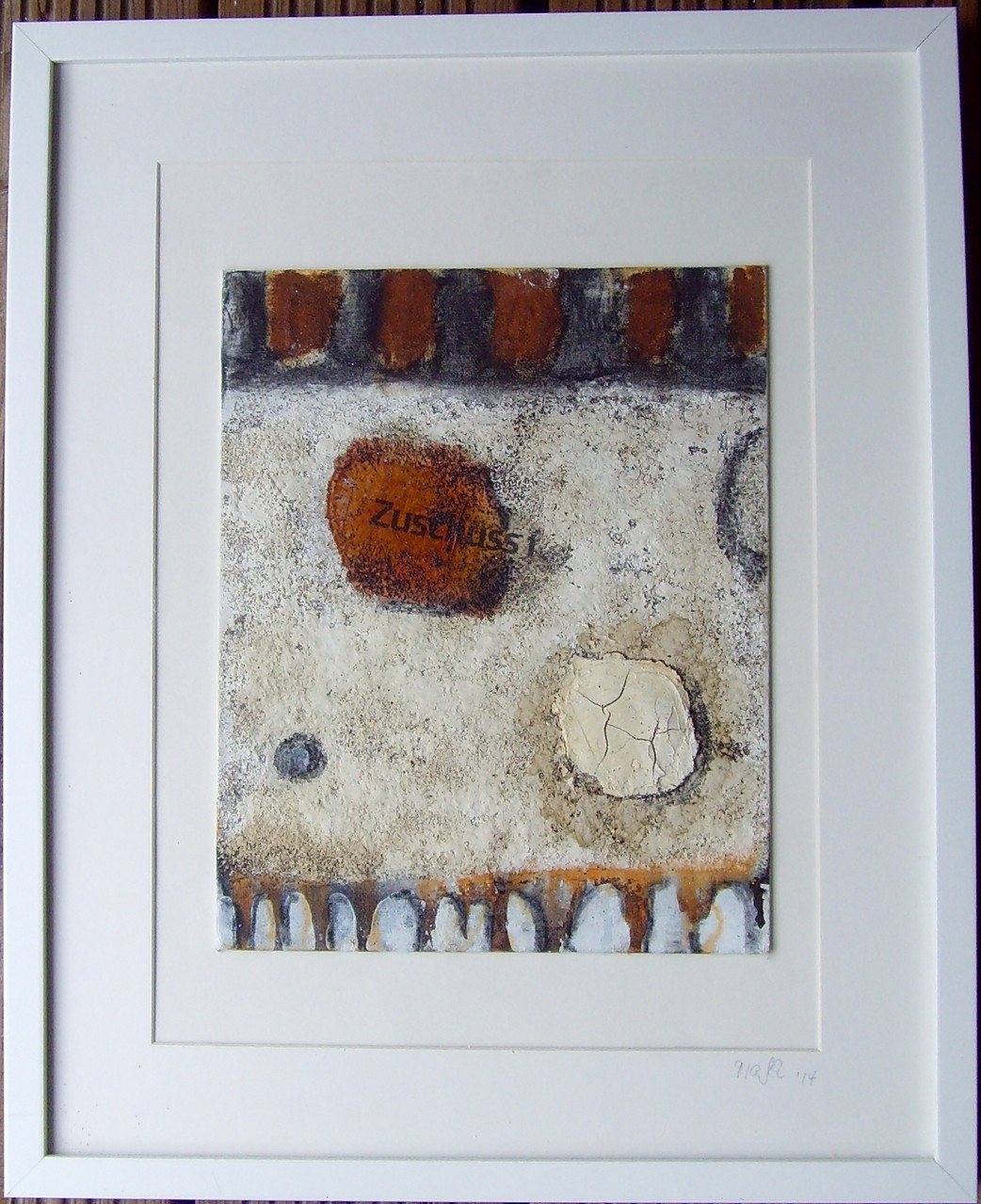 Kaffee hochkant, 24cm x 30xm, gerahmt