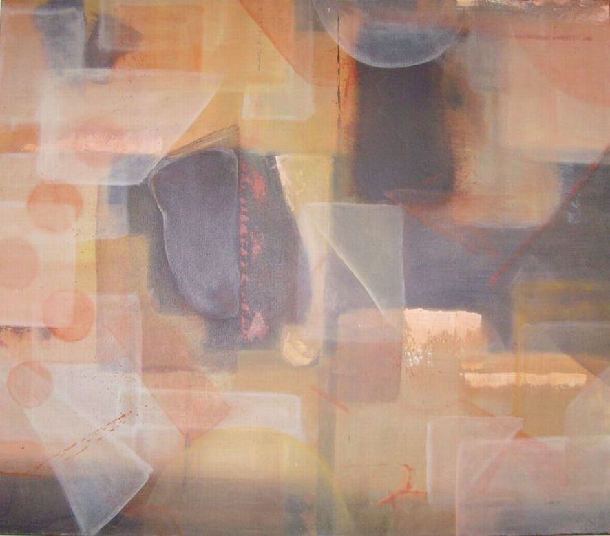 80cm x 70cm, Acryl grafisch aufgebaut auf Leinwand