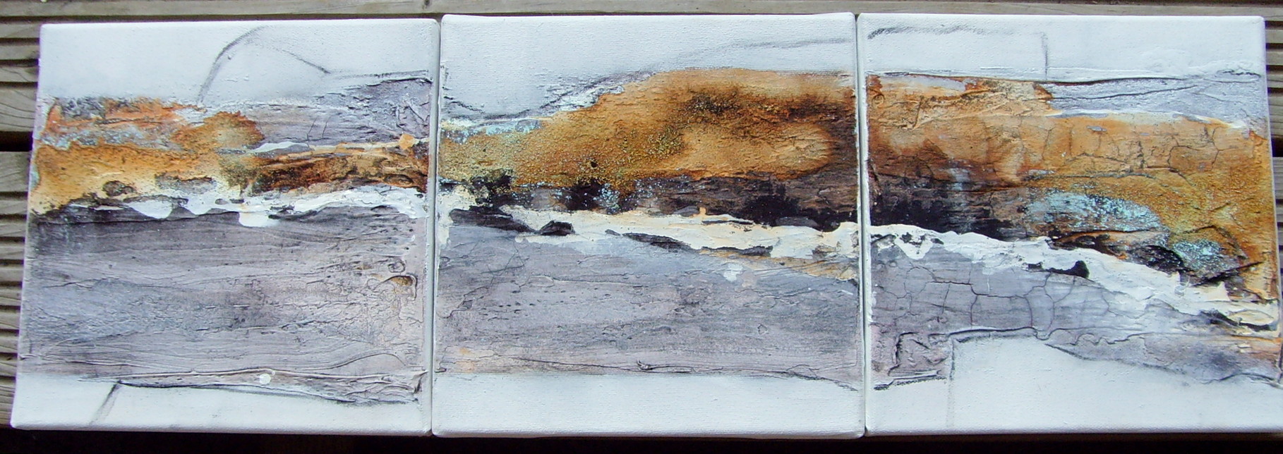 Kleiner Dreier, 3 x 20cm x 20cm x 1,8cm, Mixed Media