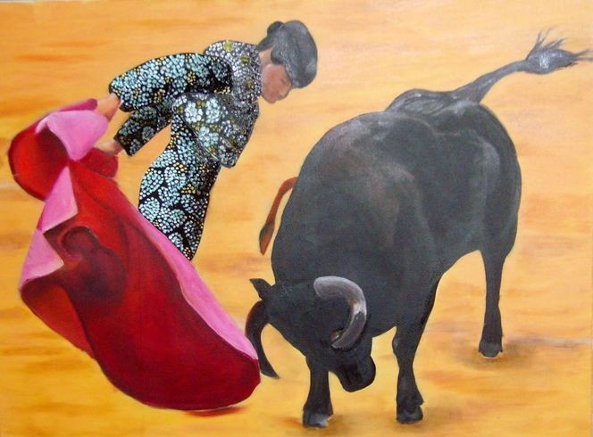 Darf ich bitten?  60cm x 80cm, Öl auf Leinwand
