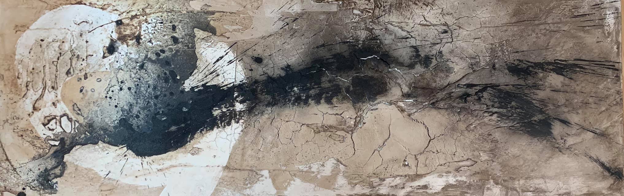 Zen, 40cm x 1,20m x 4,5cm, Mixed Media,