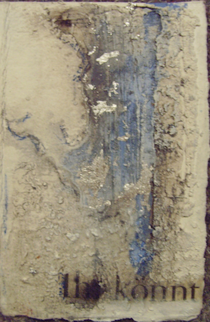 Klappkarte, 10cm x 15cm, Materialmix