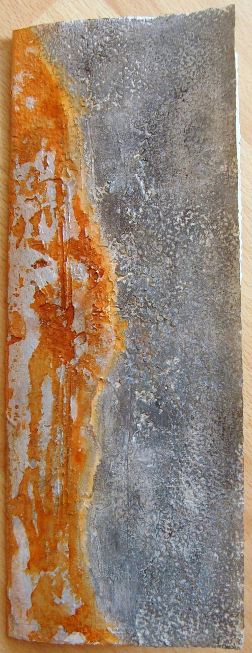10cm x 28cm, Klappkarte, Materialmix
