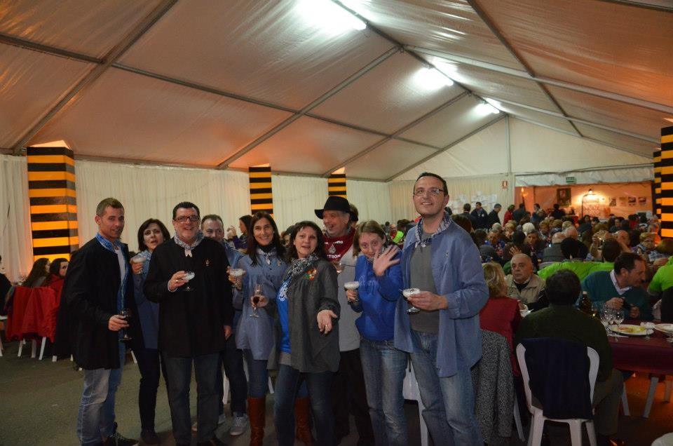 15 de marzo de 2013. Cena de la plantà.