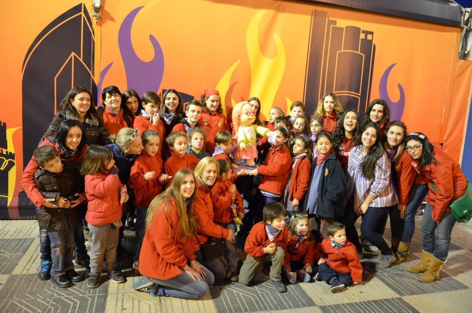 14 de marzo 2013. Recogida del ninot infantil.