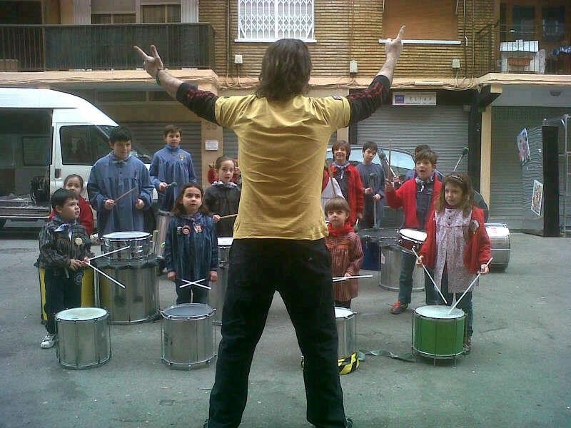 17 de marzo de 2013. Batucada infantil.