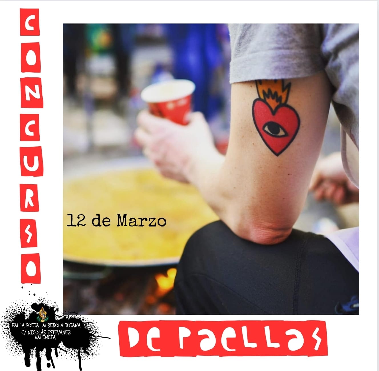 Concurs de paelles: 12 març, 11:00