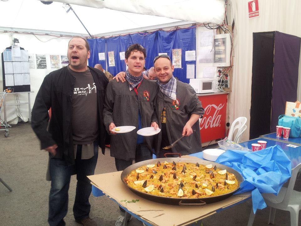 16 de marzo de 2013. Comida en la carpa.