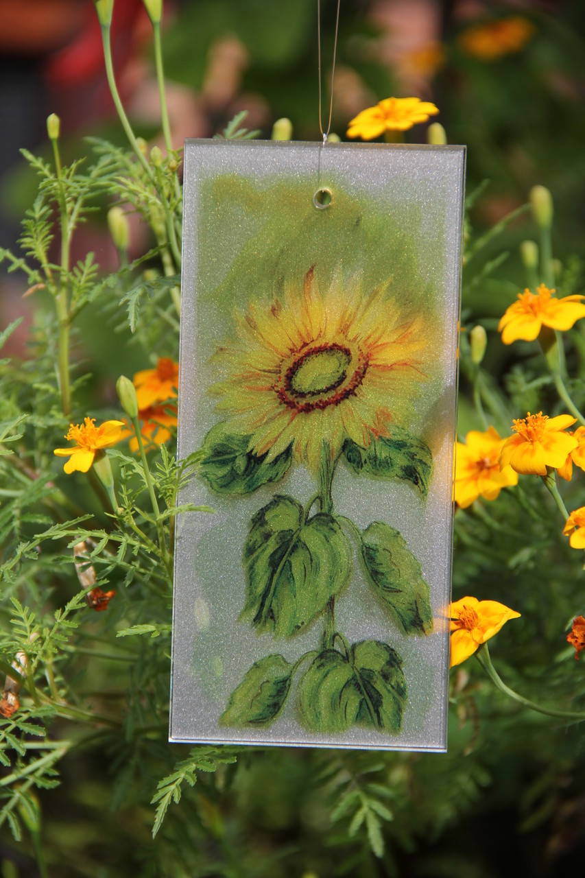 Fensterbild Anhänger Sonnenblume