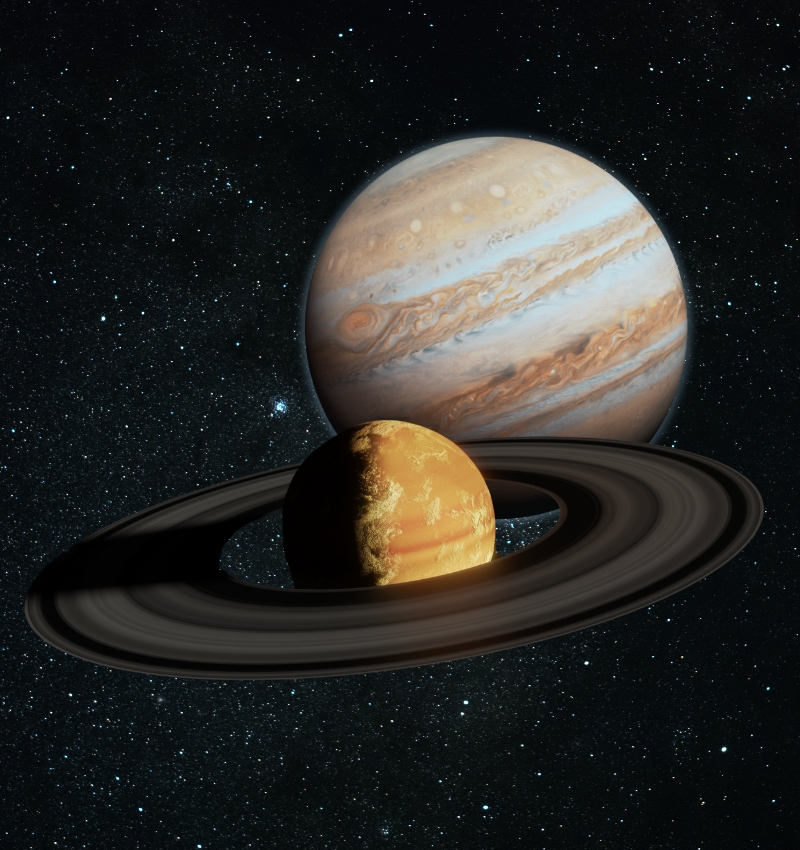 Conjunction of Saturn and Neptune part 1