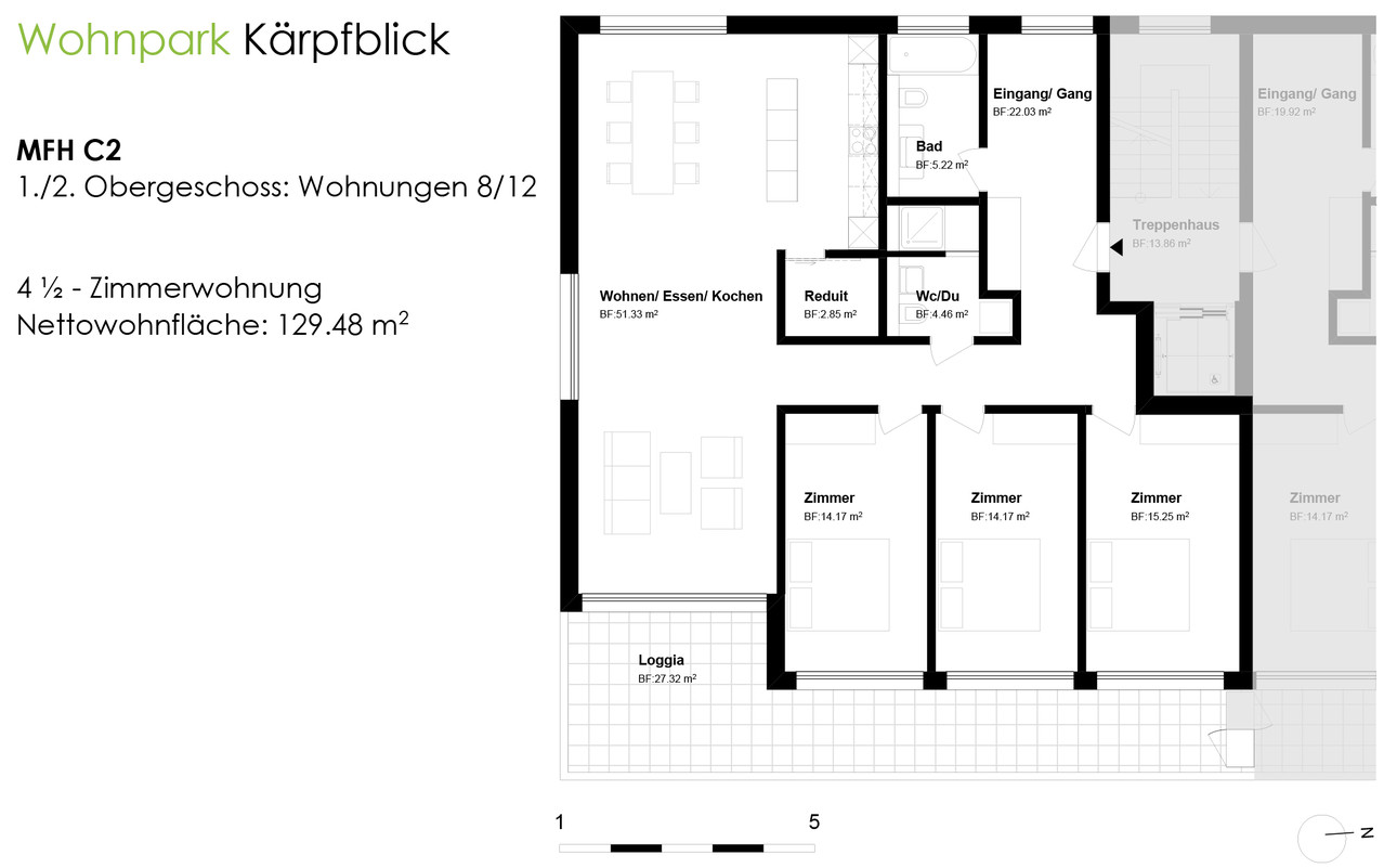 WHG8, WHG12 - Moderne Mietwohnungen in Näfels