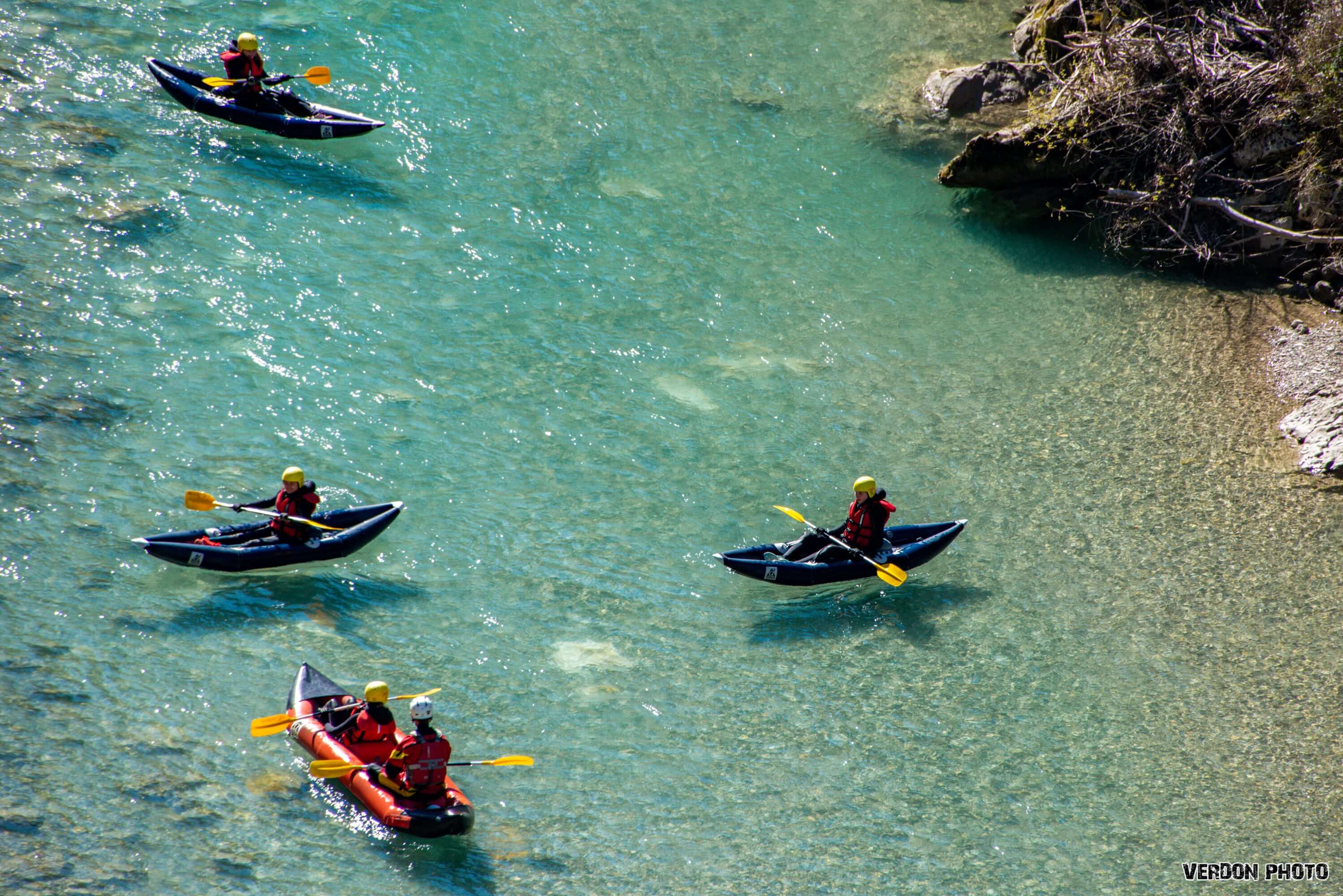 Canoe Verdon Raft Session