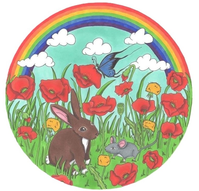 Vorlagen-Illustration für eine Wandmalerei