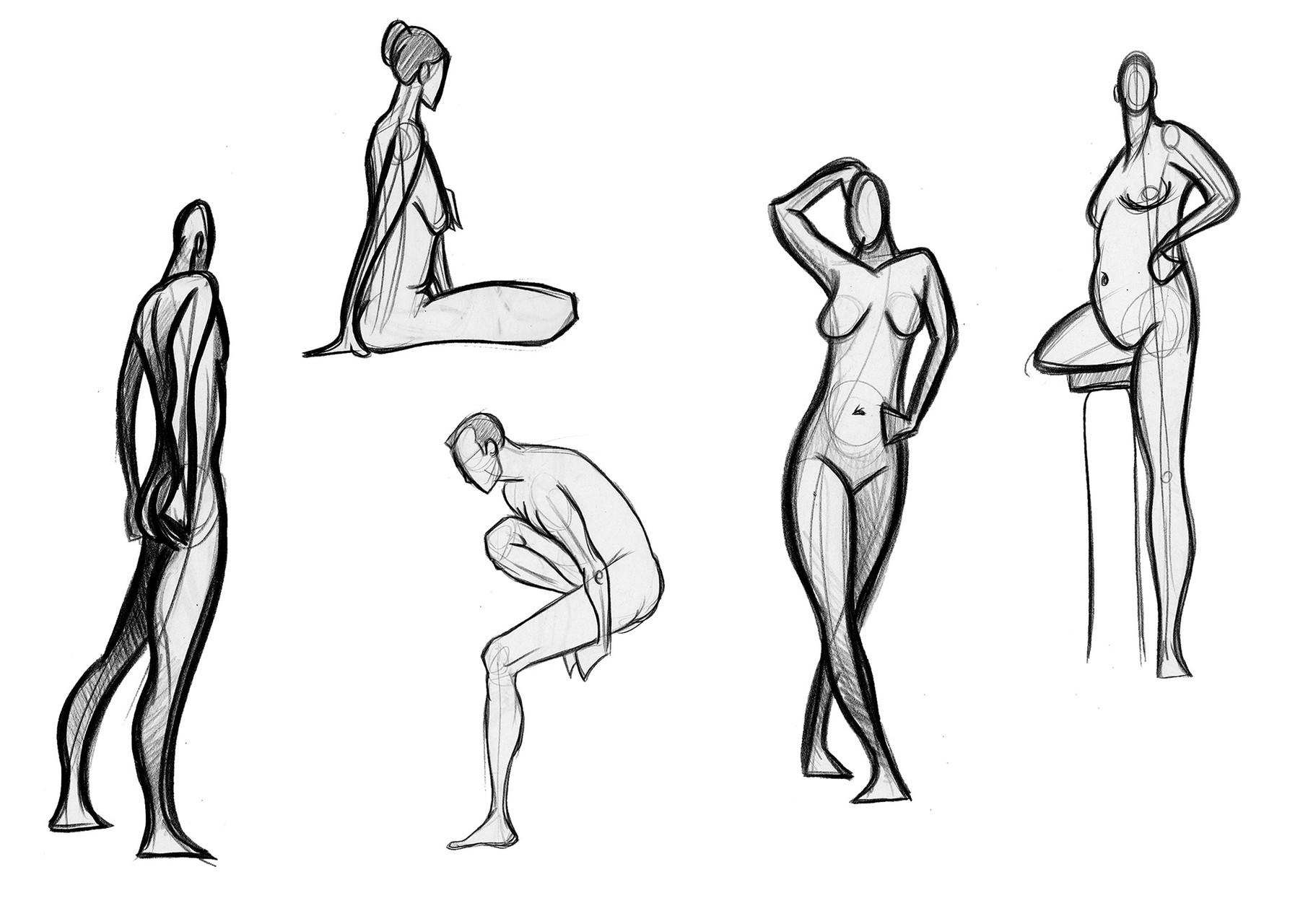 2 minutes poses