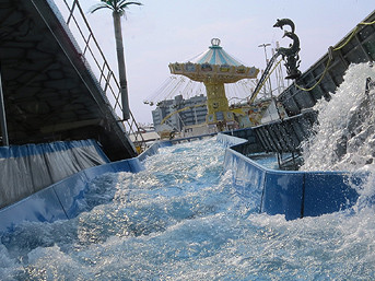 ATLANTIS RAFTING - DIE Jahrmarkts-/Kirmes-Wildwasserbahn: ein Abenteuer wie aus tausendundeiner Nacht