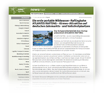 ATLANTIS RAFTING Wildwasserbahn - Pressemeldung / Newsmax