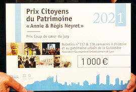 Prix Citoyens du Patrimoine 2021 : un coup de coeur pour SEL