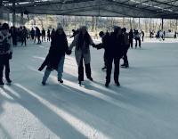 Die Bosse Schule war Eislaufen