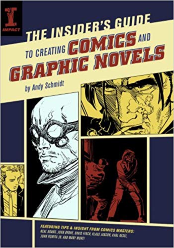 Comics really are a balancing act between prose and images. "The Insider's Guide To Creating Comics And Graphic Novels" by Andy Schmidt describes how to balance these elements well and how to lay them out.