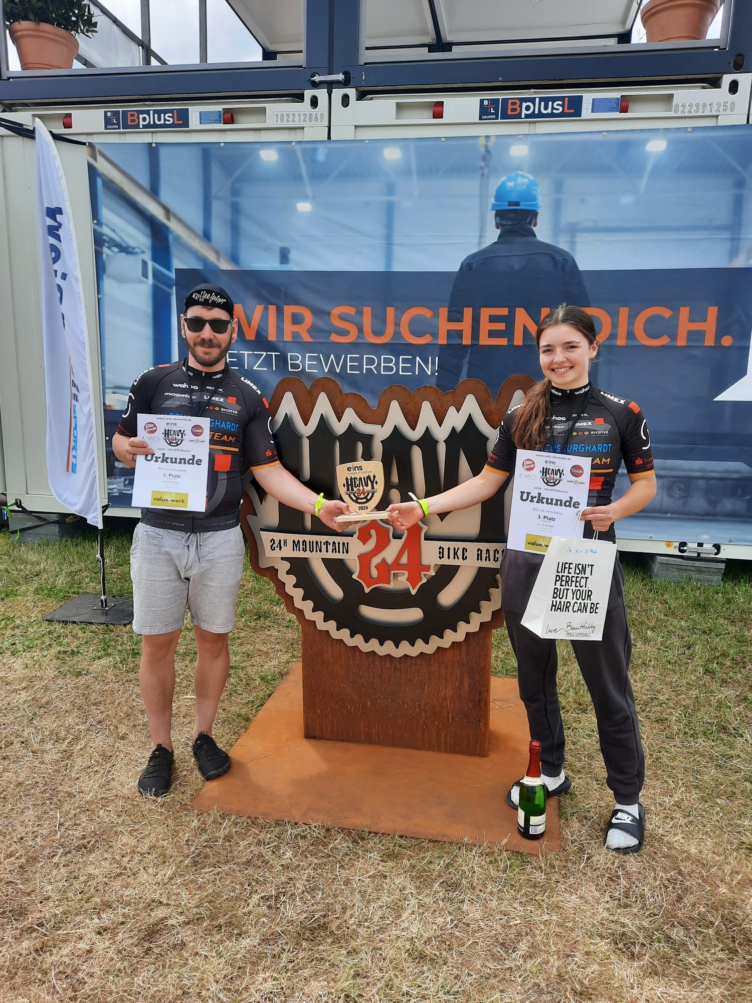 „Heavy 24“ David Kleiber / Marie Weidauer Platz 3 (2-er Mix-Team)