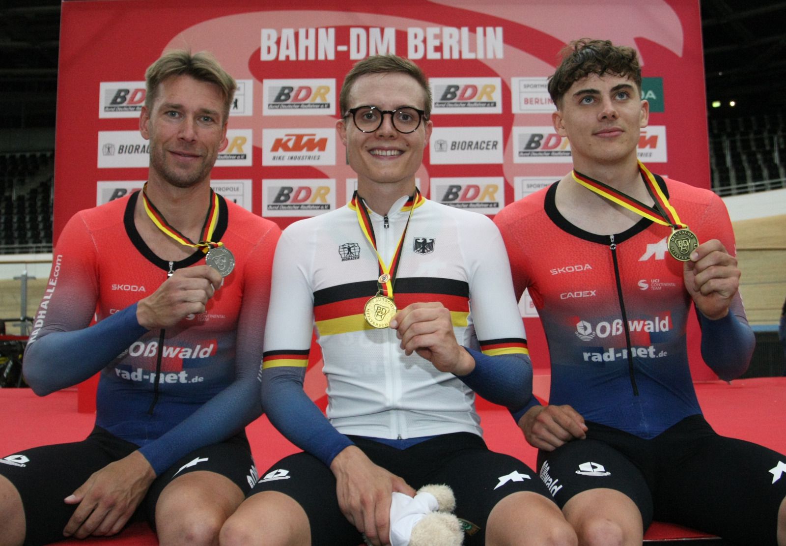 Felix Groß 2-facher deutscher Meister (4000 m Einzel + Mannschaft) DM-Silber 1000 m Zeitfahren