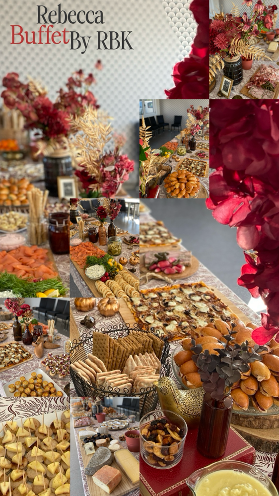 Buffet entre collaborateurs chez Hexis : pause déjeuner pour 60 personnes 