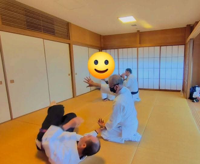 初段合気投決まる