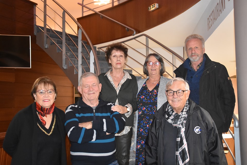 Les artistes au Globe à Saleilles