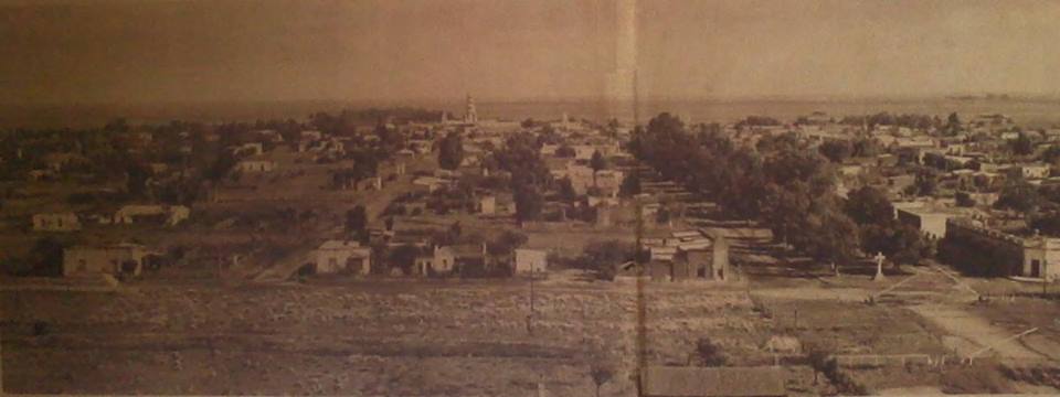 Vista desde el Matadero - Año 1946 (Foto Museo Histórico Regional Guaminí)