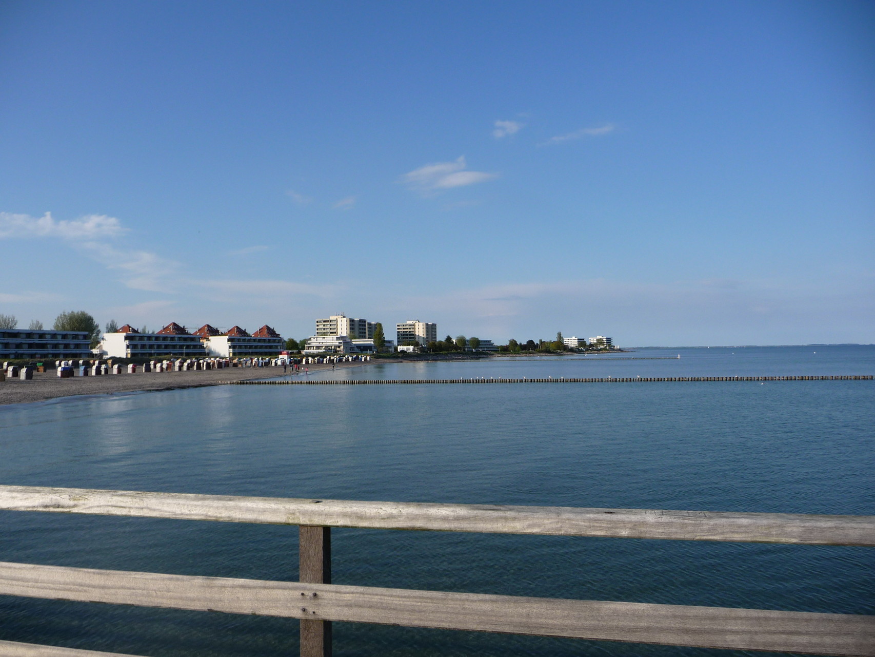 Blick von der Seebrücke Großenbrode