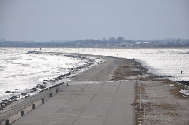 Schnee und Eis auf der Ostsee