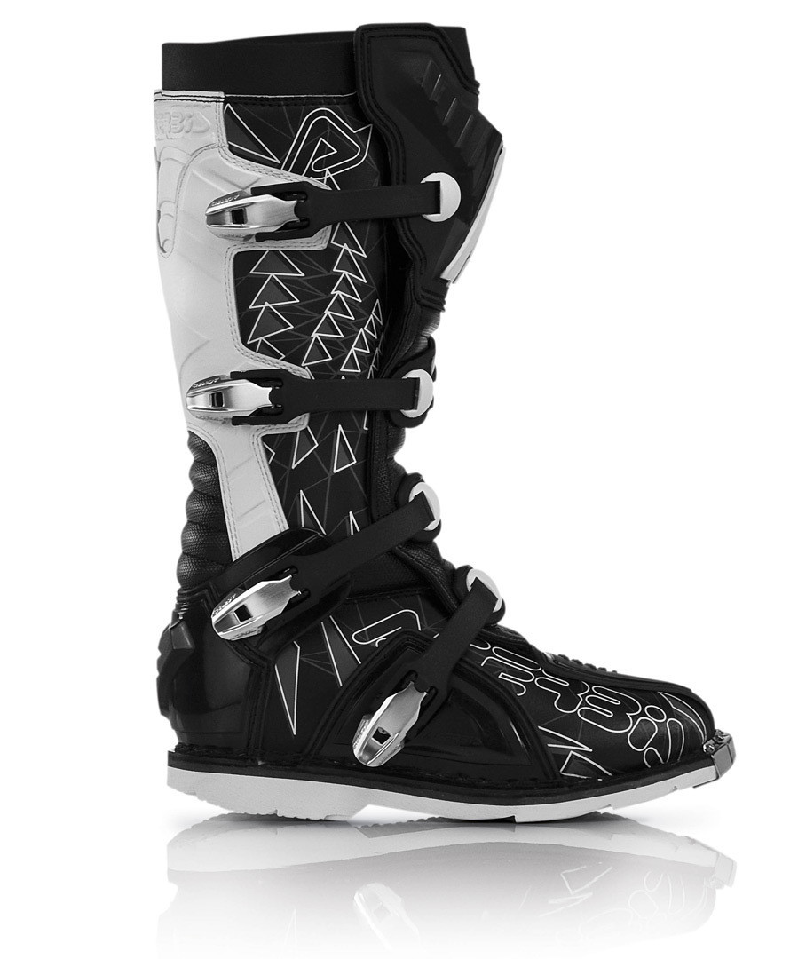 (cod.AC003) Stivali Acerbis Shark Boots Black/White n° 43 € 140,00